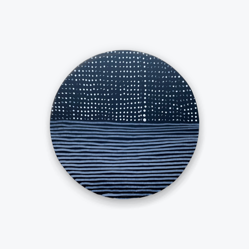 drawing, Allsorts, rondo series, 6x6 round on 5/8 inch MDF, Stella Untalan