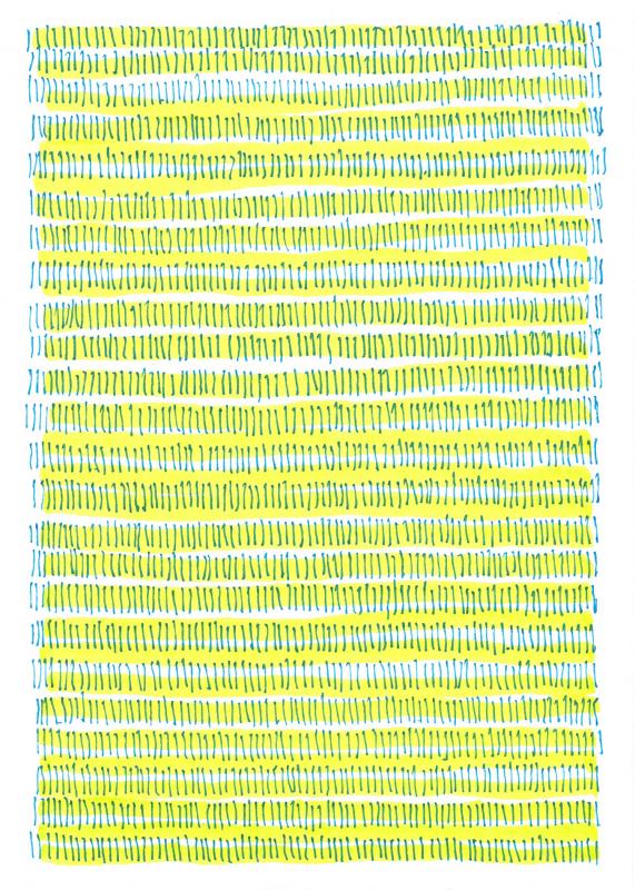 proximity 02 ink drawing by Stella Untalan