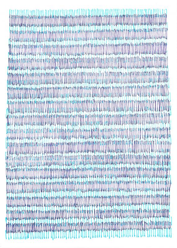 proximity 05 ink drawing by Stella Untalan