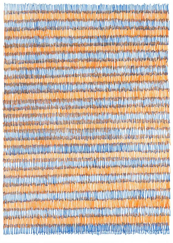 proximity 06 ink drawing by Stella Untalan