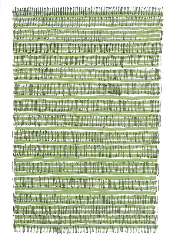 proximity 13 ink drawing by Stella Untalan