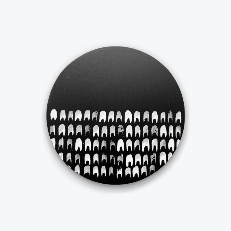 drawing, Allsorts, rondo series, 6x6 round on 5/8 inch MDF, Stella Untalan