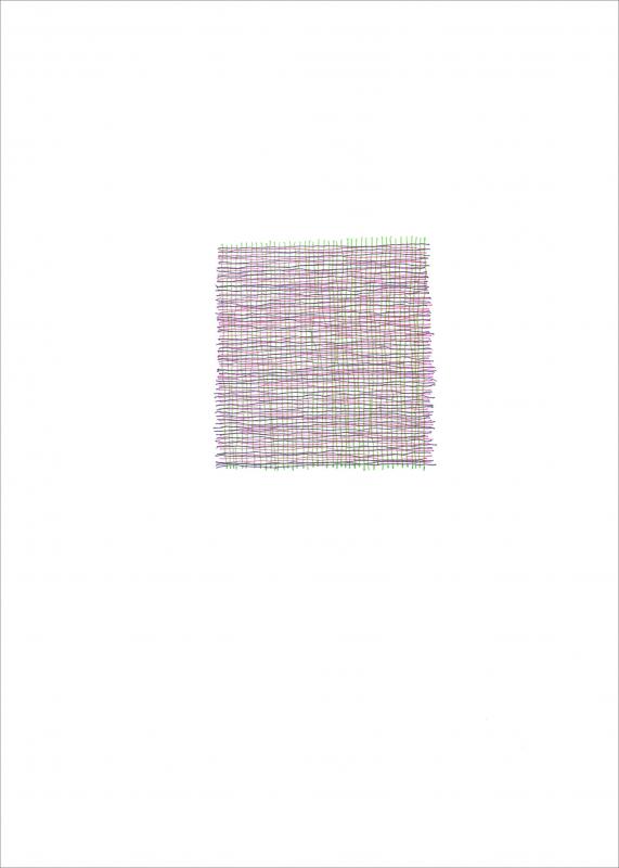 microweave 14 drawing by Stella Untalan permanent ink micropens
