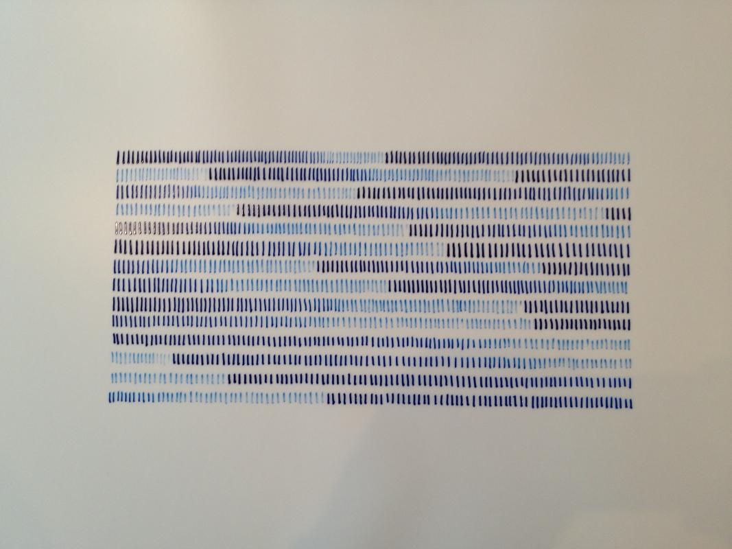 indigo ink on Yupo synthetic paper, rhythms indigo ink on Yupo synthetic paper, rhythms