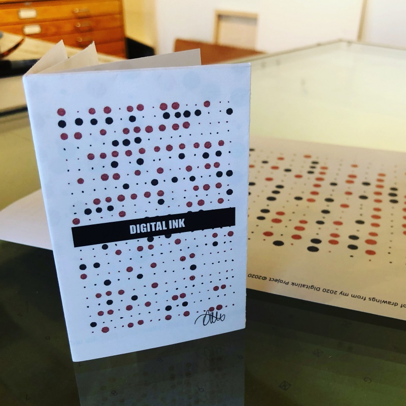 Foldable Dispatches : Book One, Digital Ink A small book by Stella Untalan