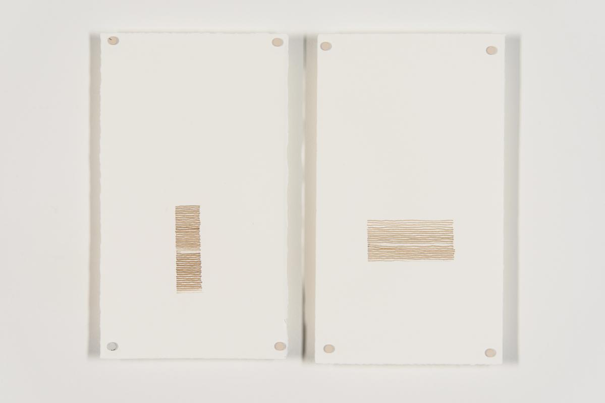 Walnut missives 11.14 - 10 by Stella Untalan ink drawing