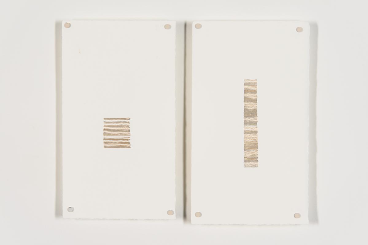 Walnut missives 11.14 - 11 by Stella Untalan ink drawing