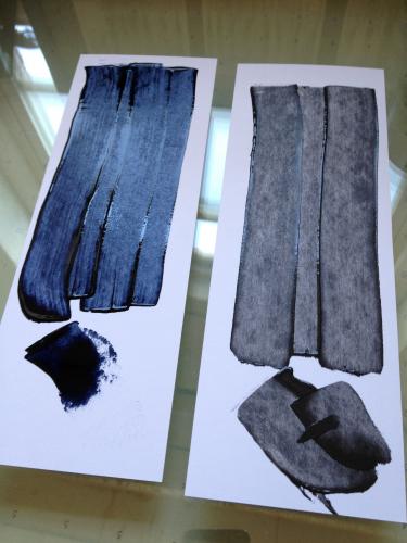 with a dark patch at the bottom