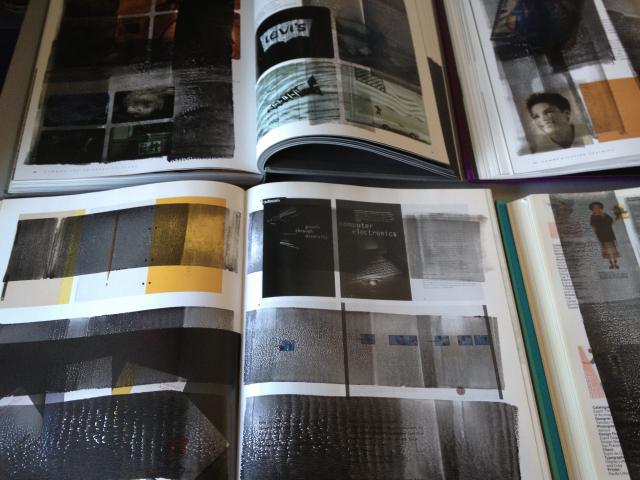 inked altered books rollers