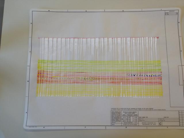 art, ink on engineering vellum, works on paper