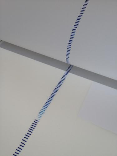 The first row of marks