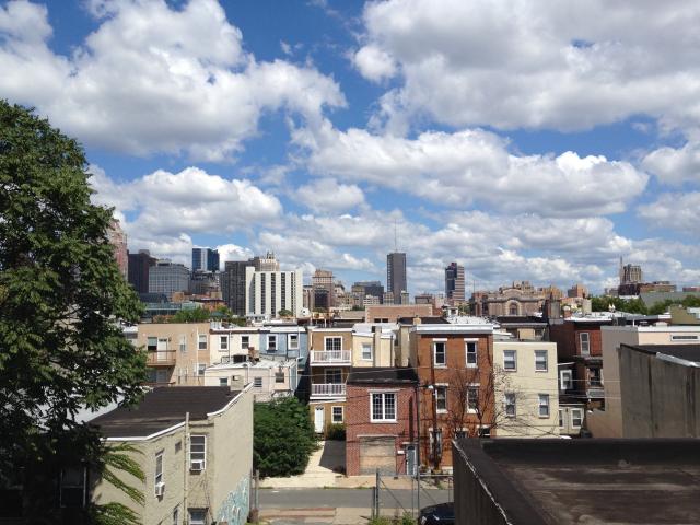 the sky outside my studio