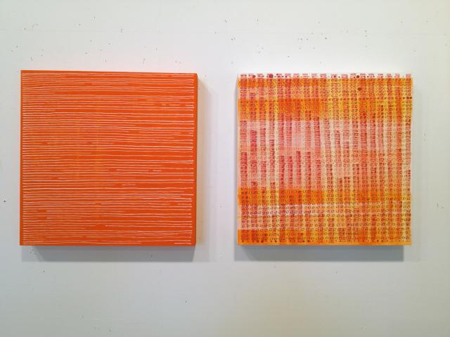 square orange twins by Stella Untalan