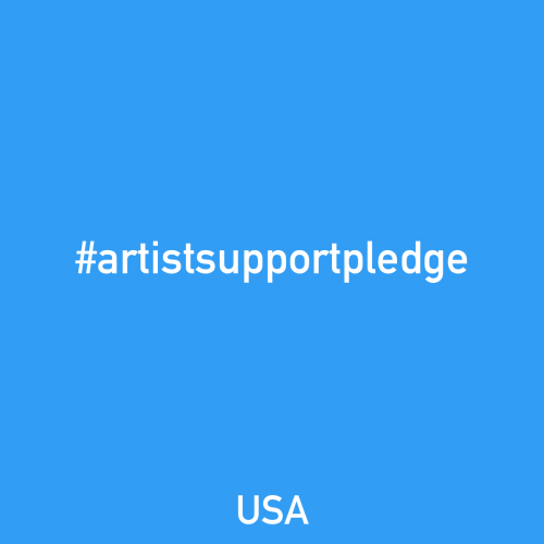 I’m participating in #artistsupportpledge 
