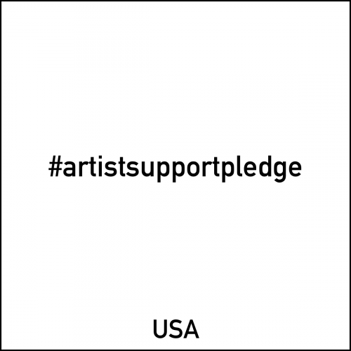 Artist support pledge Artists support artists